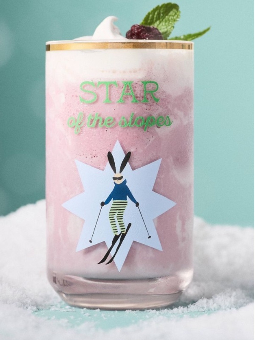 Anthropologie Après Ski Juice Glass NWT